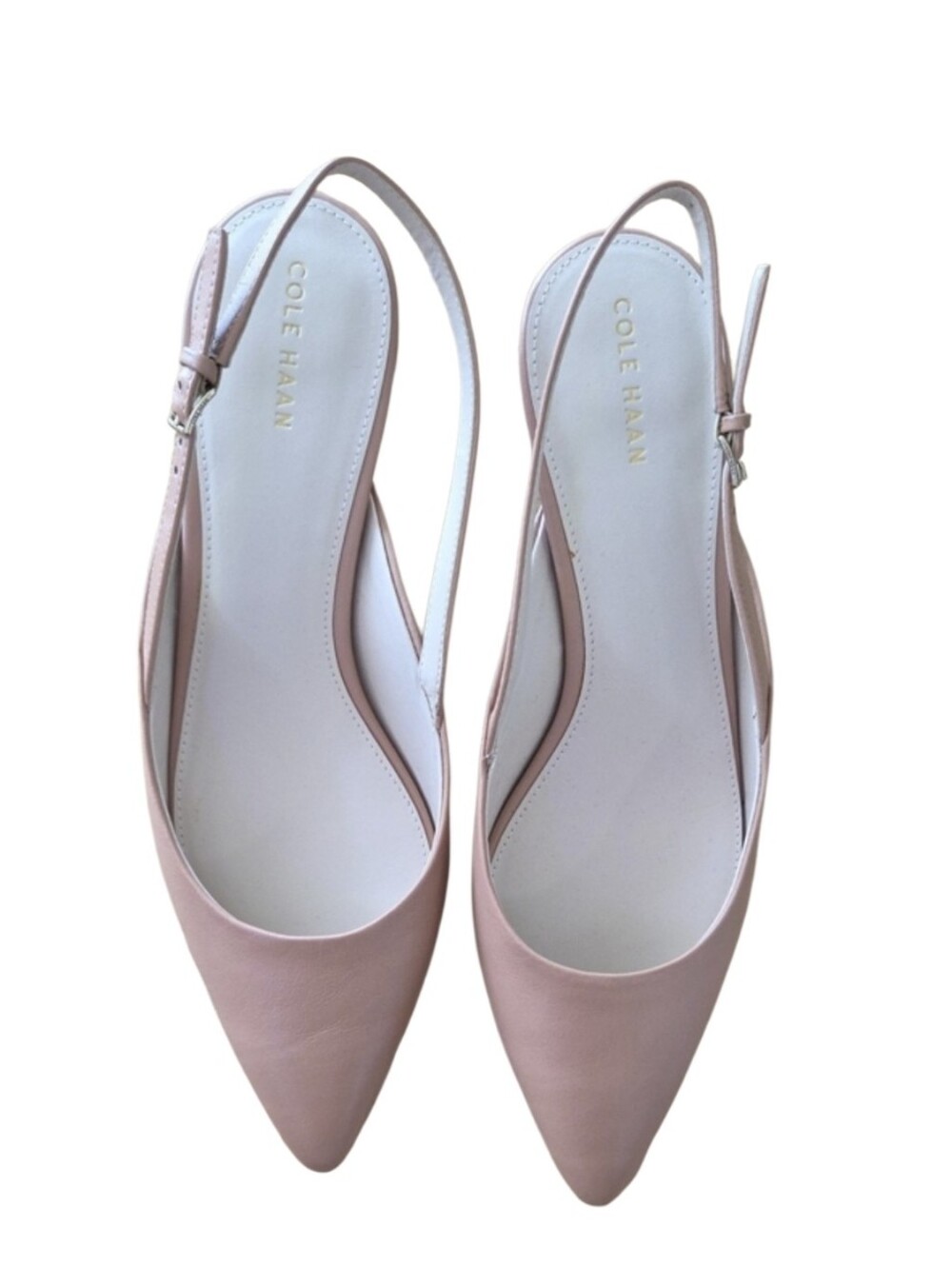 Cole Haan Vesta Pointed-Toe Slingback Kitten Heel